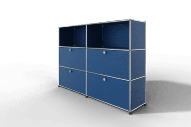 USM Haller Highboard mit 4 Klapptüren und 2 offenen Fächern Produktbild