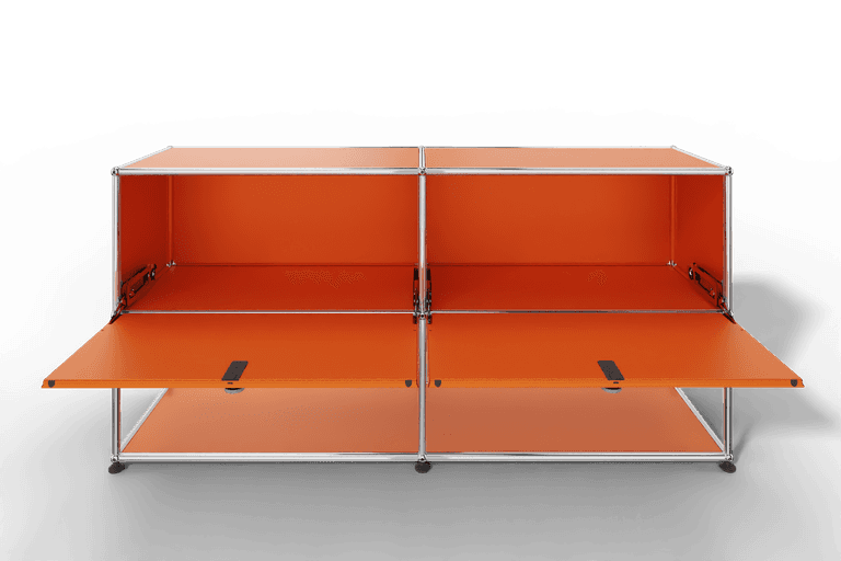 USM Haller Sideboard, 2 Klapptüren, untere Ebene offen Produktbild