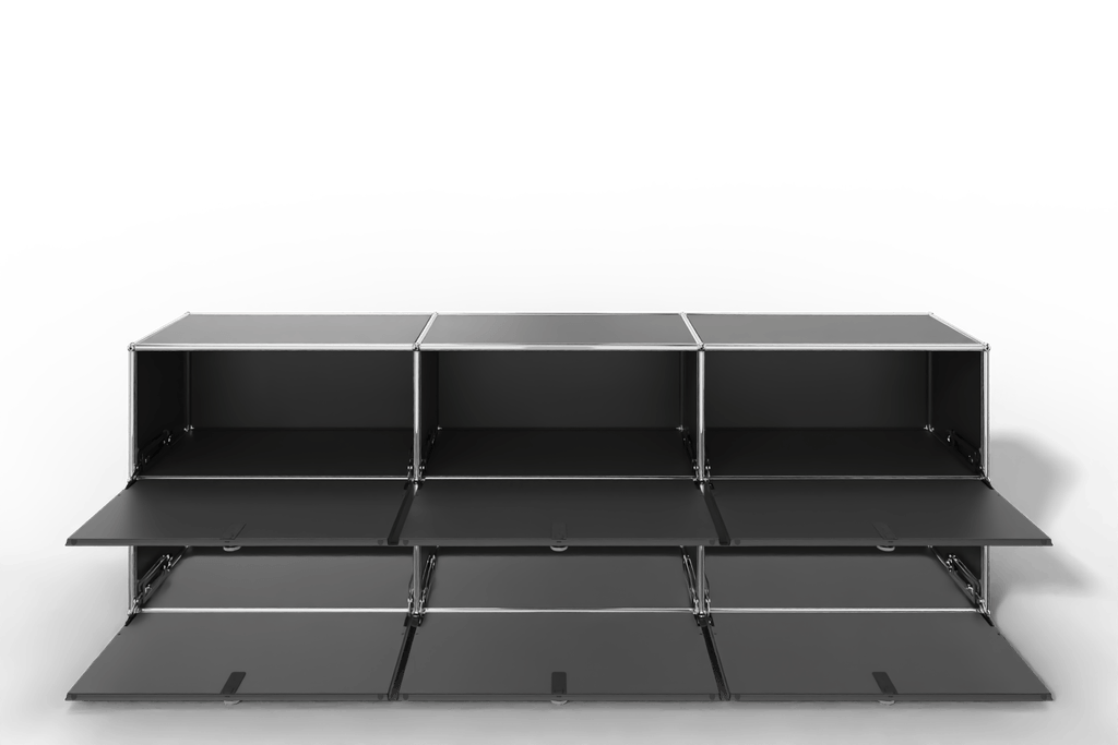 USM Haller Sideboard, mit 6 Klapptüren, von Paul Schärer & Fritz Haller Produktbild