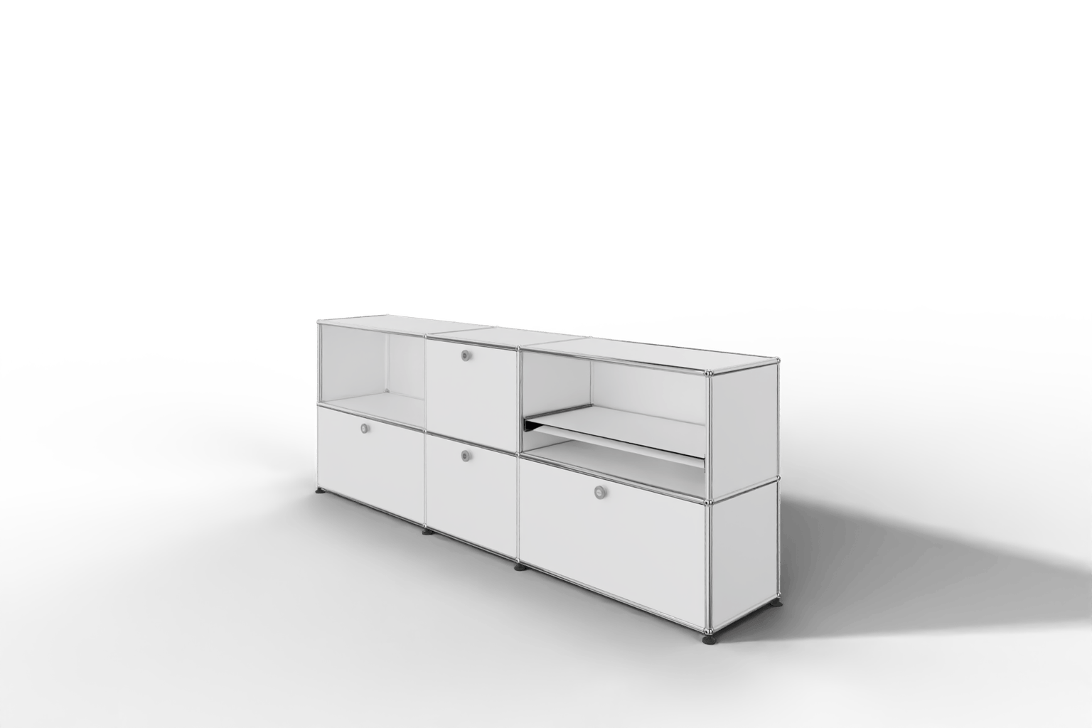 USM Haller Sideboard, 4 Klapptüren, 1 Ausziehtablar Produktbild