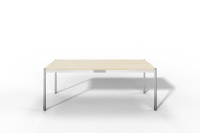 USM Haller Tisch, Tiefe 750 mm, Holz furniert, geölt / lackiert, Oberfläche wählbar, Länge wählbar