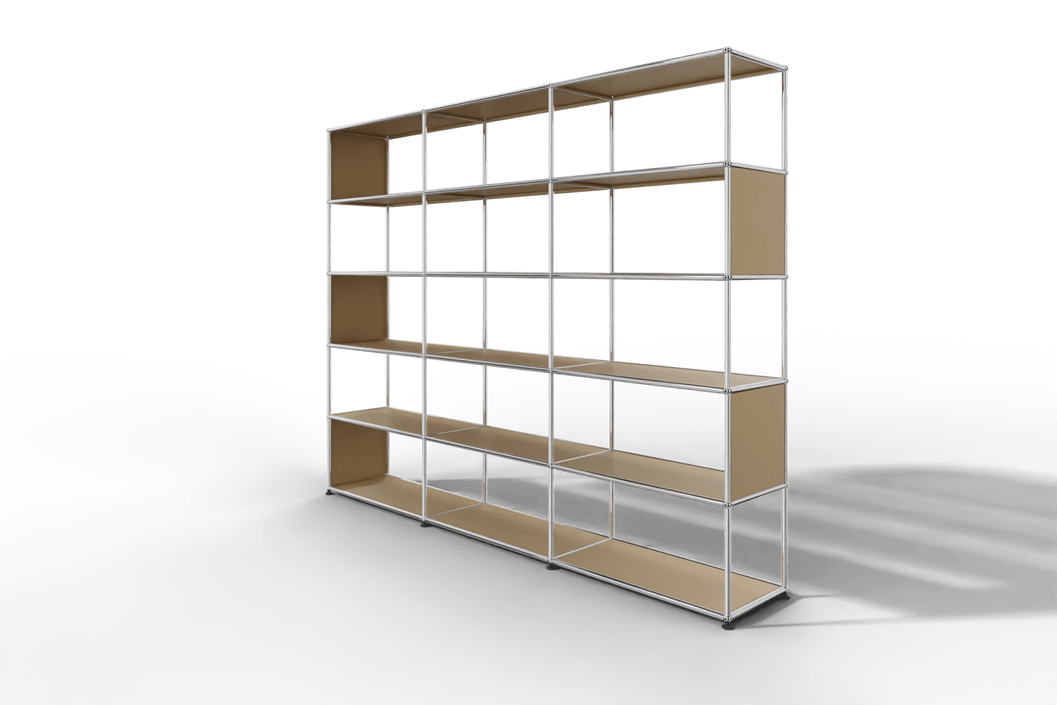 USM Haller Bücherregal, 15 offene Fächer Produktbild