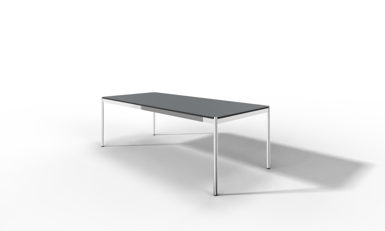 USM Haller Tisch, Tiefe 1000 mm, Linoleum beschichtet, aus 5 Farben wählbar, Tischlänge wählbar Produktbild