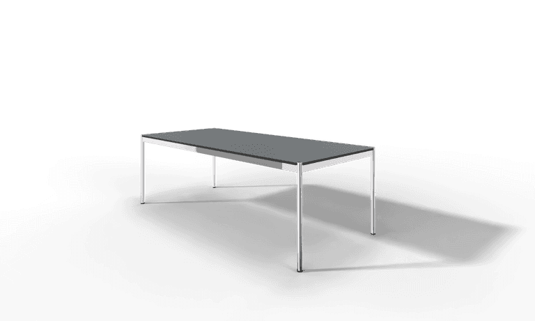 USM Haller Tisch, Tiefe 1000 mm, Linoleum beschichtet, aus 5 Farben wählbar, Tischlänge wählbar Produktbild