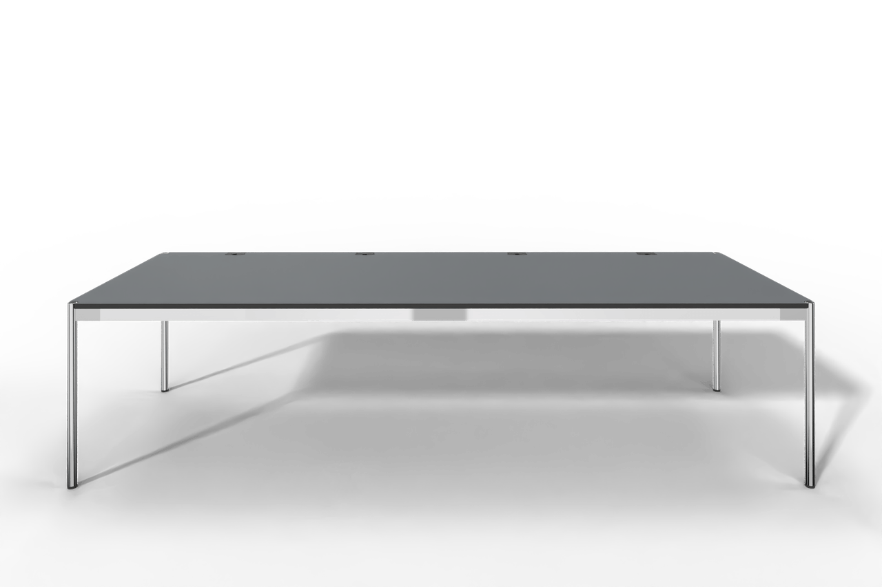 USM Haller Tisch Plus,Tiefe 1000 mm, Oberfläche Linoleum Produktbild