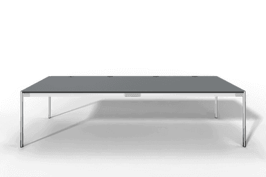 USM Haller Tisch Plus,Tiefe 1000 mm, Oberfläche Linoleum Produktbild