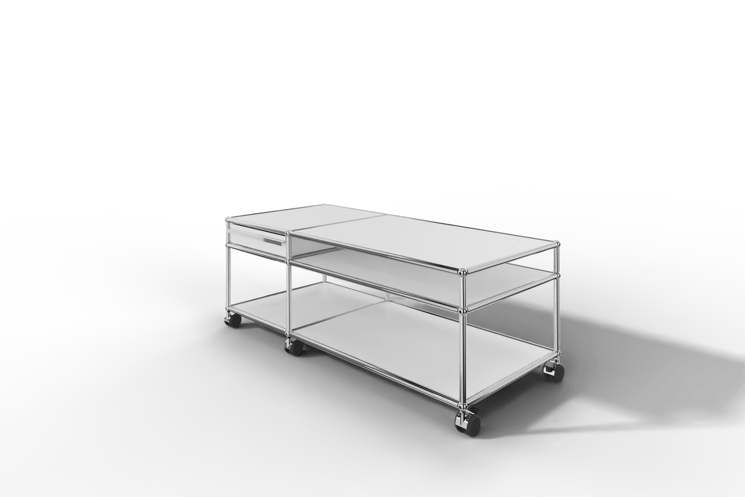 Couchtisch mit Schublade und offenem Fach Produktbild