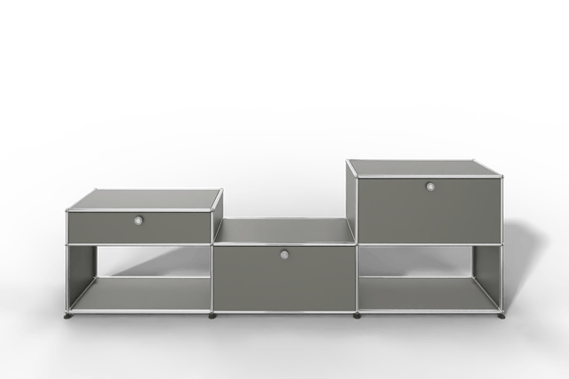 USM Haller Sideboard, 2 Klapptüren und 1 Schubkasten