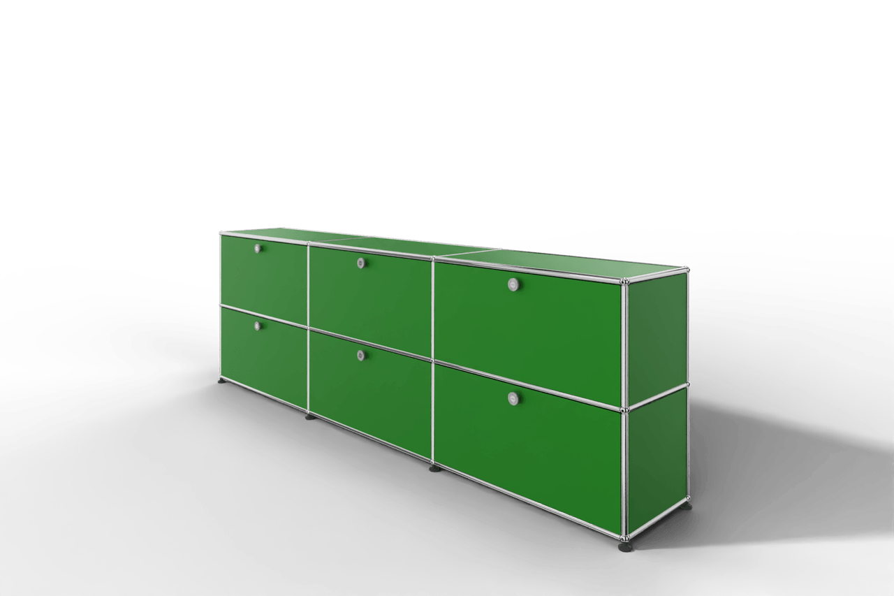 USM Haller Sideboard, mit 6 Klapptüren, von Paul Schärer & Fritz Haller Produktbild
