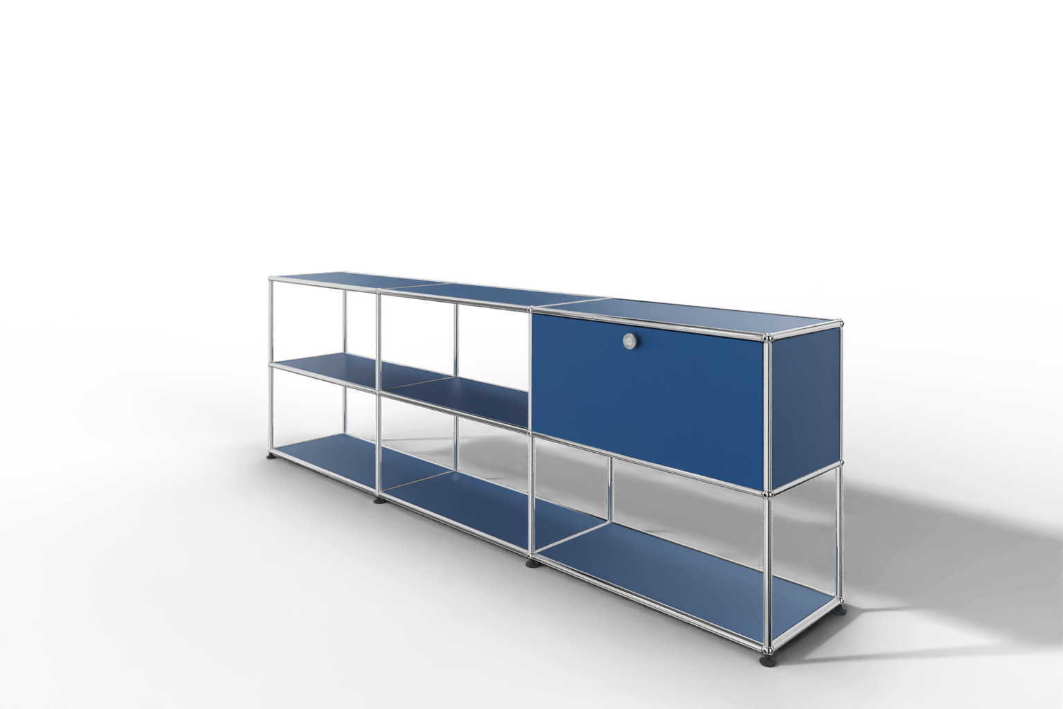 USM Haller Sideboard offen mit einer Klapptüre Produktbild