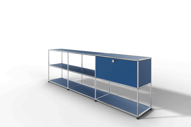 USM Haller Sideboard offen mit einer Klapptüre Produktbild