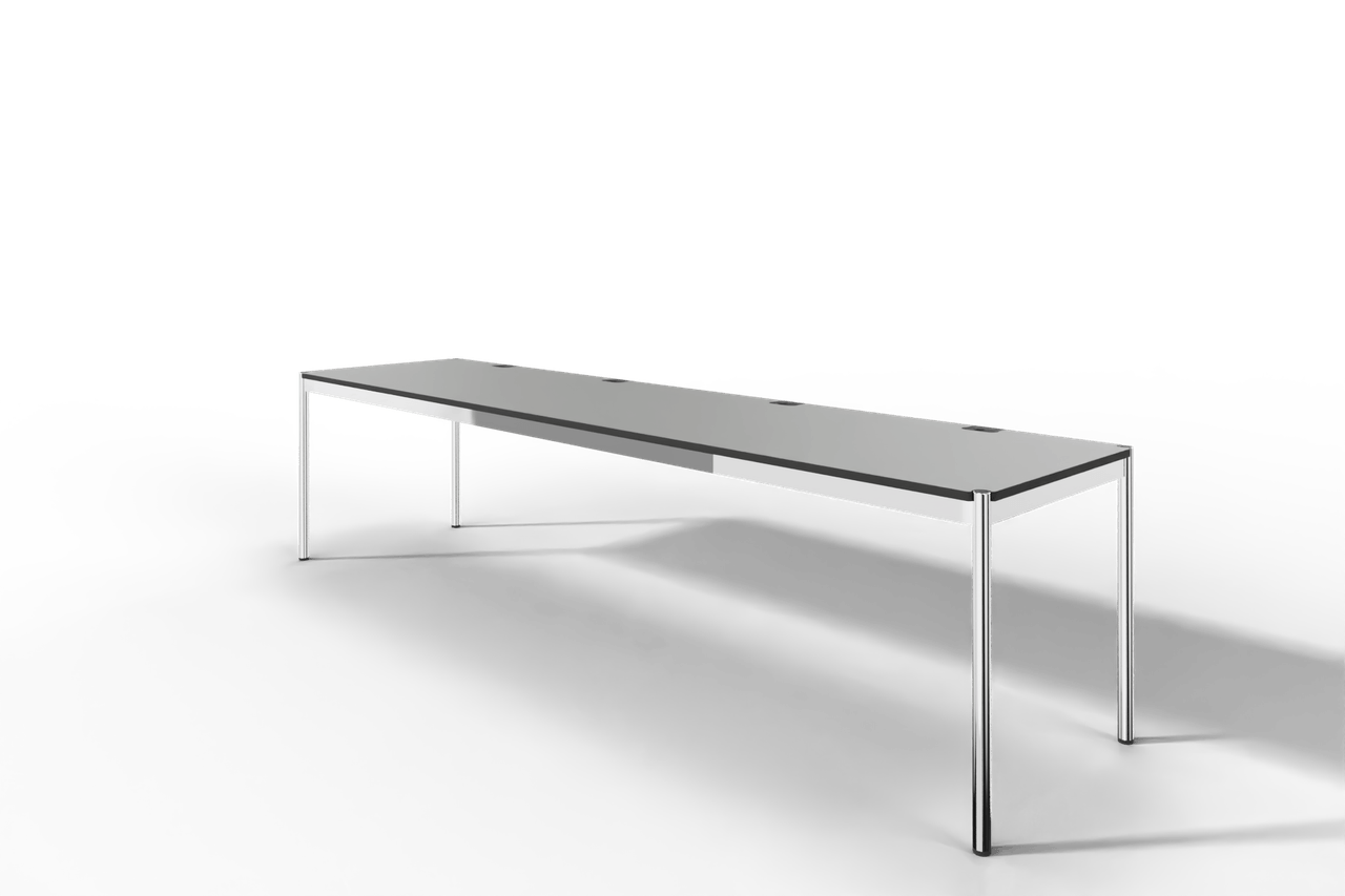 USM Haller Tisch Plus,Tiefe 750 mm, Oberfläche Kunstharz Produktbild