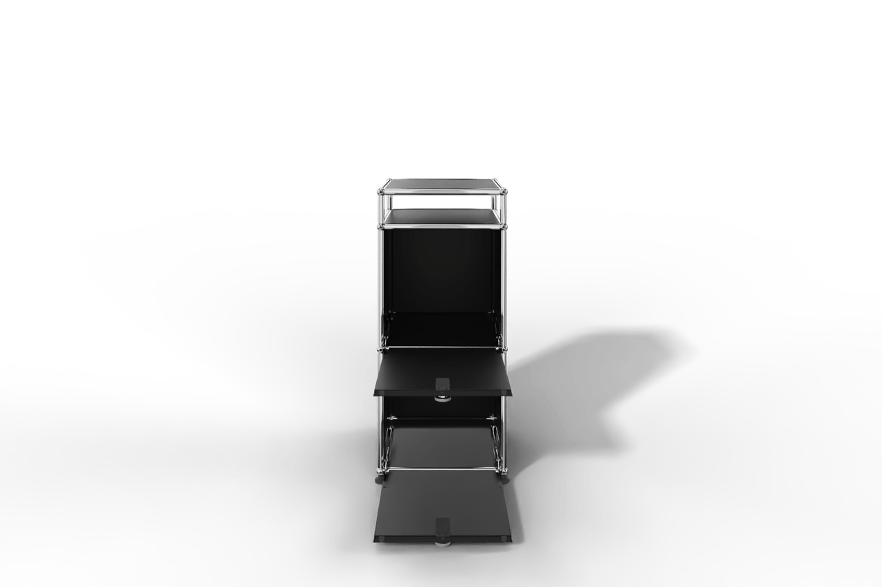 Schmales Highboard mit 2 Klapptüren Produktbild