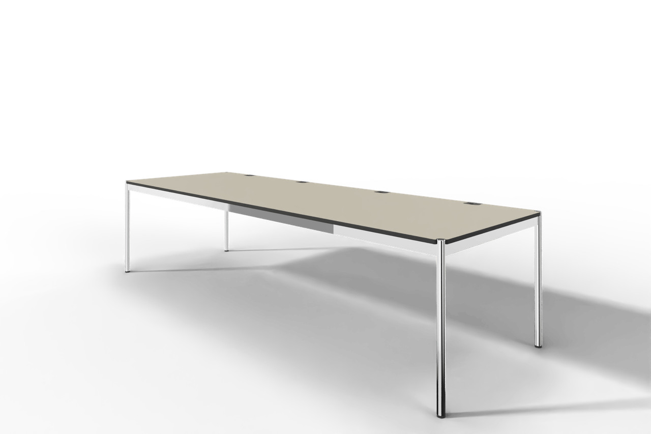 USM Haller Tisch Plus,Tiefe 1000 mm, Oberfläche Linoleum Produktbild