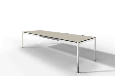USM Haller Tisch Plus,Tiefe 1000 mm, Oberfläche Linoleum Produktbild