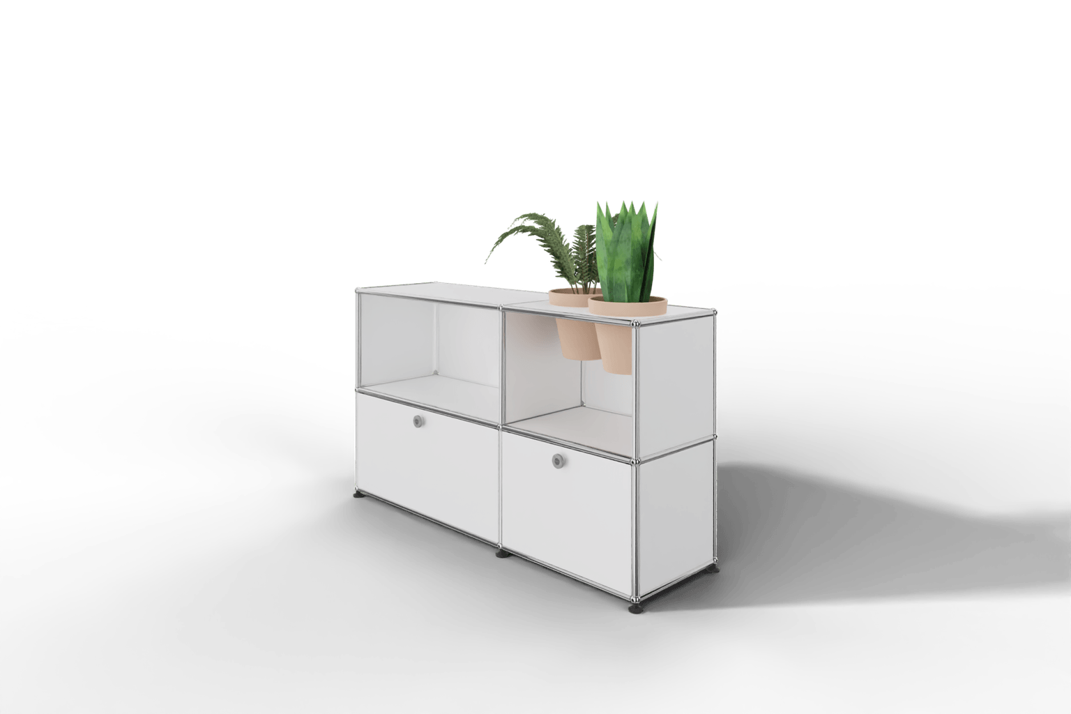 USM Haller Sideboard mit Klapptüren und Pflanzeneinsatz Produktbild