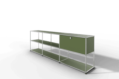 USM Haller Sideboard offen mit einer Klapptüre Produktbild
