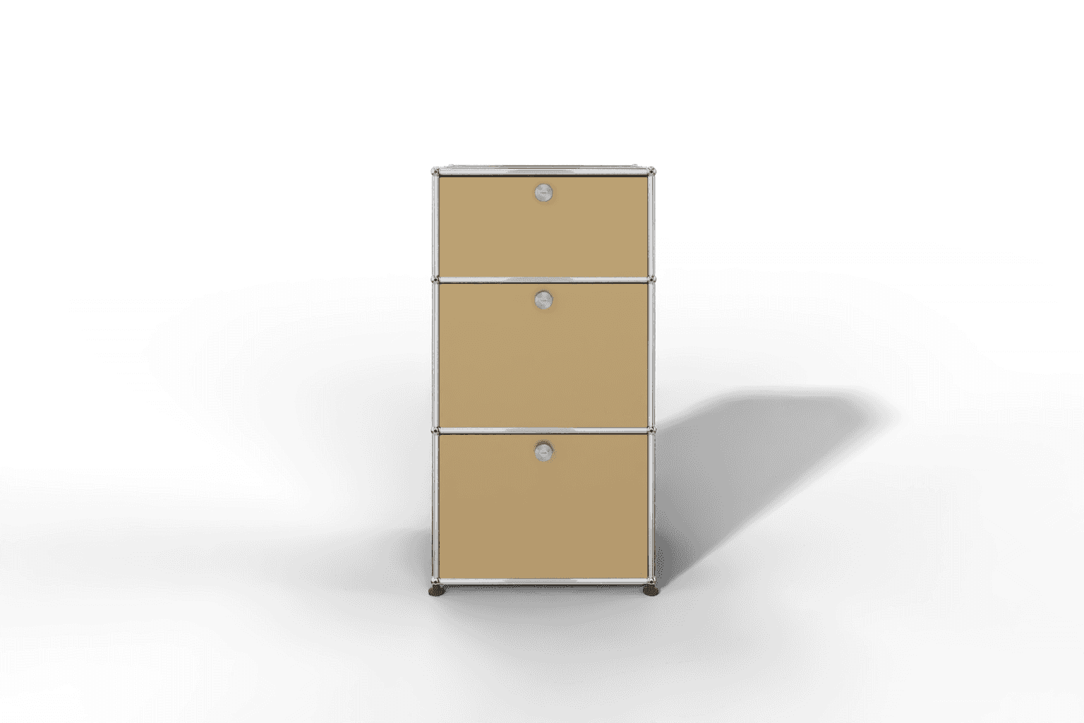 USM Haller schmales Highboard mit 3 Klapptüren. Produktbild