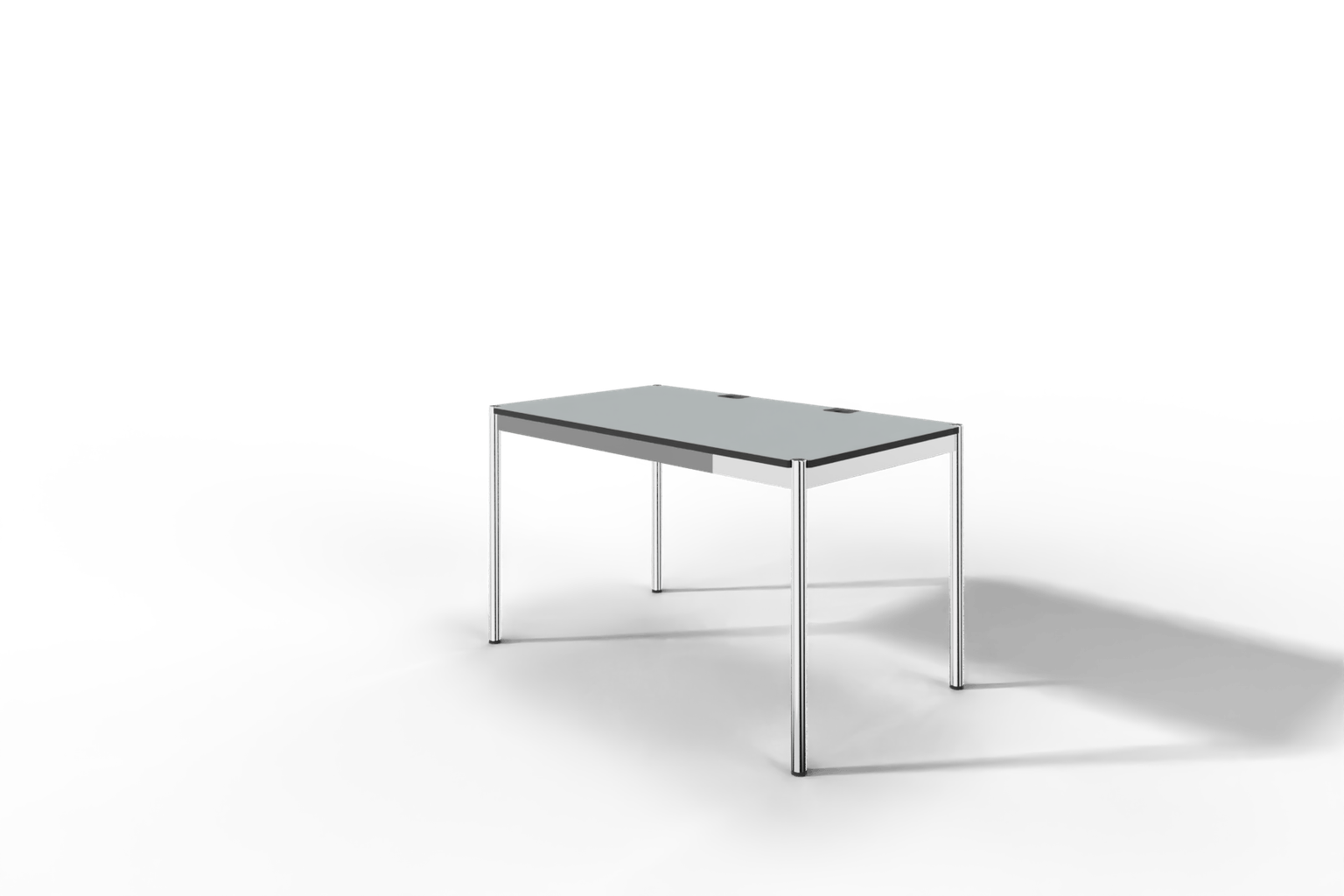 USM Haller Tisch Plus,Tiefe 750 mm, Oberfläche Linoleum Produktbild
