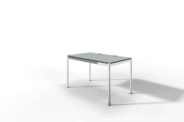 USM Haller Tisch Plus,Tiefe 750 mm, Oberfläche Linoleum Produktbild
