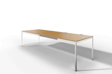 USM Haller Tisch Plus,Tiefe 1000 mm, Oberfläche Holz furniert Produktbild