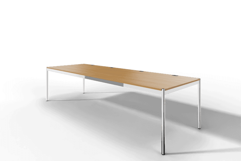 USM Haller Tisch Plus,Tiefe 1000 mm, Oberfläche Holz furniert Produktbild