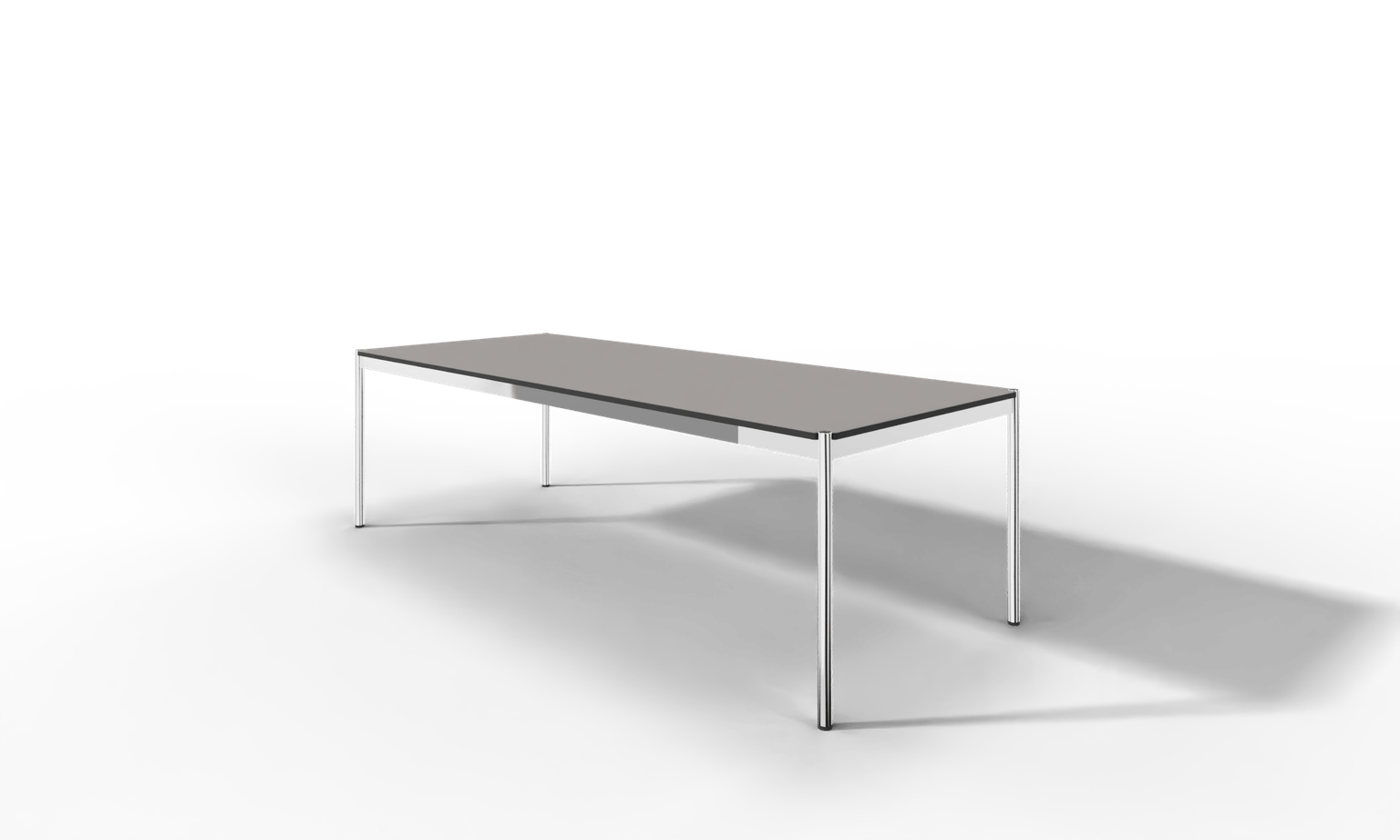 USM Haller Tisch, Tiefe 1000 mm, in Fenix, aus 3 Farben wählbar, Tischlänge wählbar Produktbild