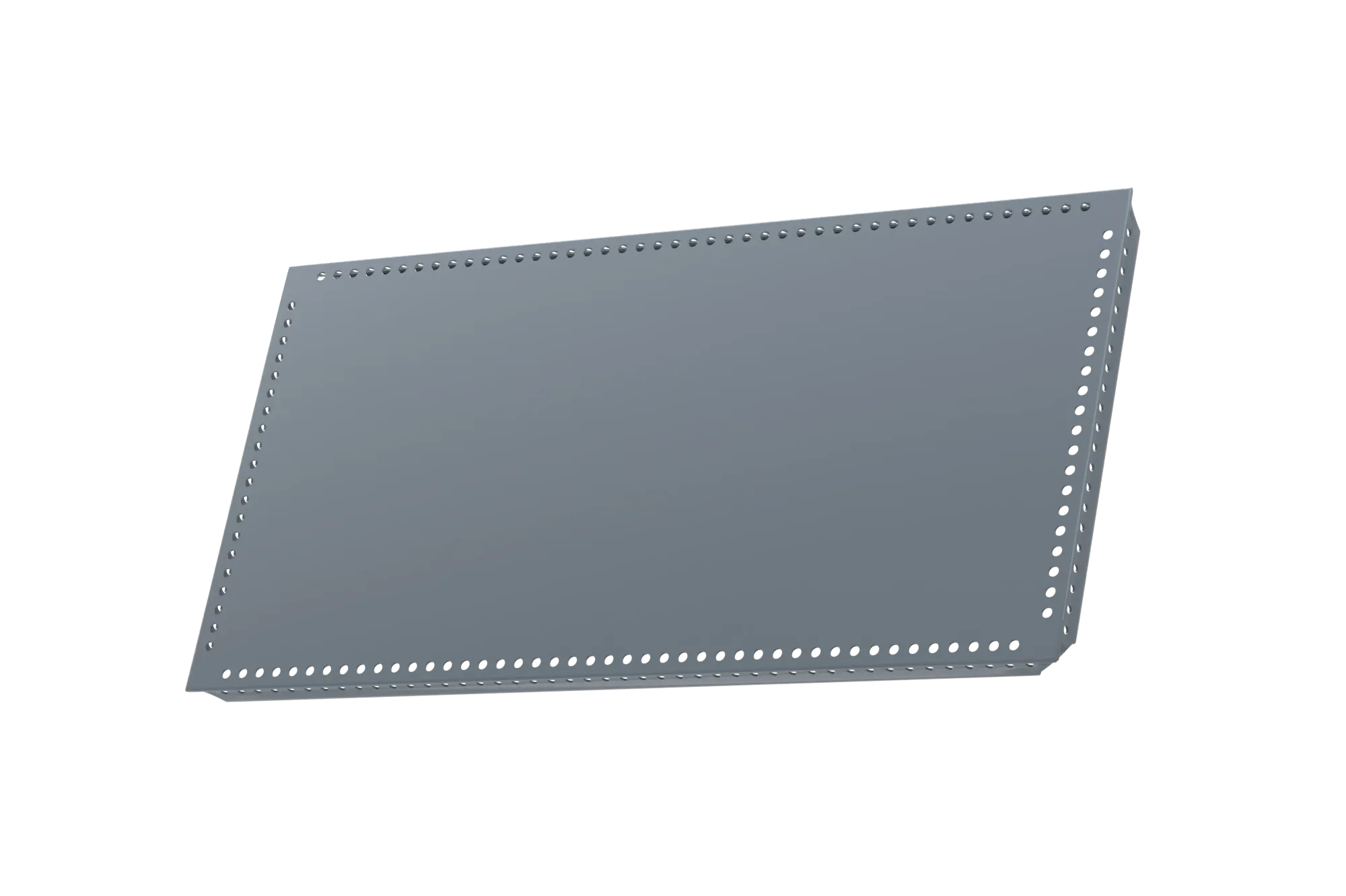 USM Haller Tablar Gelocht Anthrazitgrau 500x250 Produktbild