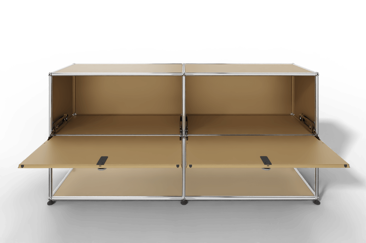 USM Haller Sideboard, 2 Klapptüren, untere Ebene offen Produktbild