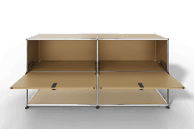 USM Haller Sideboard, 2 Klapptüren, untere Ebene offen Produktbild