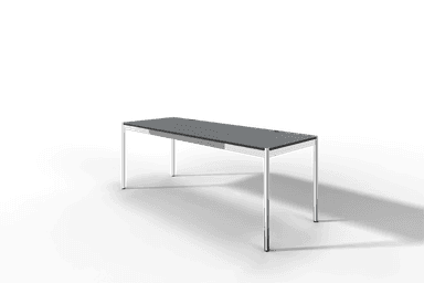 USM Haller Tisch Plus,Tiefe 750 mm, Oberfläche Linoleum Produktbild