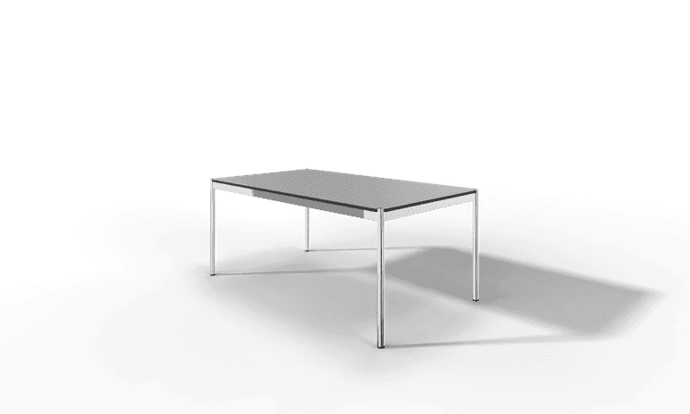 USM Haller Tisch, Tiefe 1000 mm, in Kunstharz, aus 4 Farben wählbar, Tischlänge wählbar Produktbild