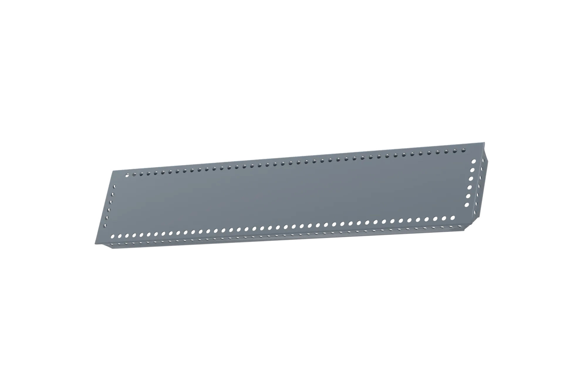USM Haller Tablar Gelocht Anthrazitgrau 500x100 Produktbild