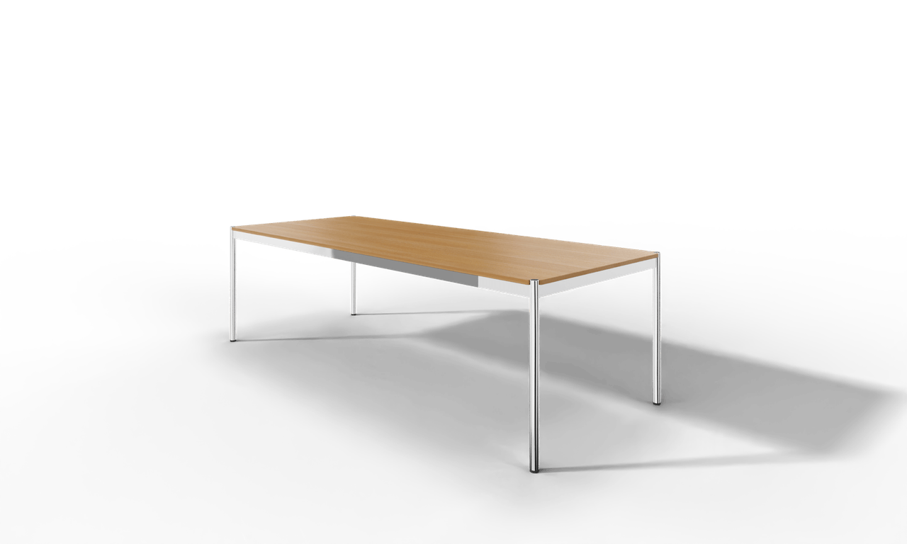 USM Haller Tisch, Tiefe 1000 mm, Holz furniert, geölt / lackiert, Oberfläche wählbar, Länge wählbar Produktbild