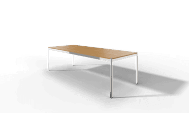 USM Haller Tisch, Tiefe 1000 mm, Holz furniert, geölt / lackiert, Oberfläche wählbar, Länge wählbar Produktbild