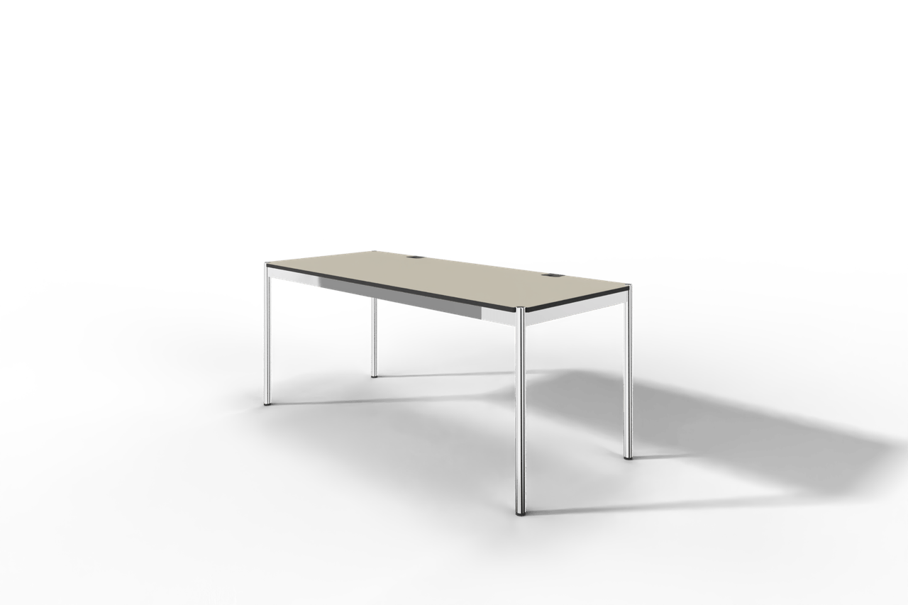 USM Haller Tisch Plus,Tiefe 750 mm, Oberfläche Linoleum Produktbild