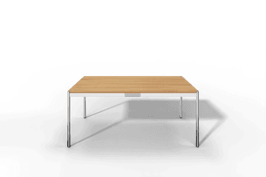 USM Haller Tisch, Tiefe 1000 mm, Holz furniert, geölt / lackiert, Oberfläche wählbar, Länge wählbar Produktbild