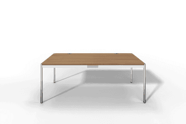USM Haller Tisch Plus,Tiefe 1000 mm, Oberfläche Holz furniert Produktbild
