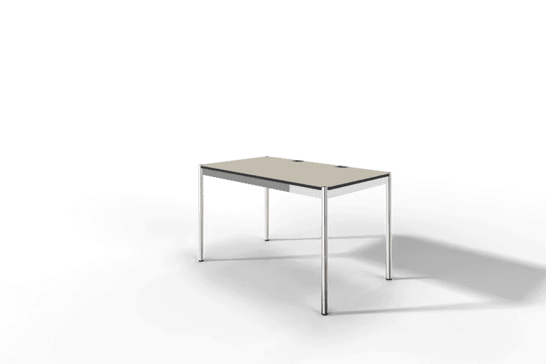 USM Haller Tisch Plus,Tiefe 750 mm, Oberfläche Linoleum Produktbild