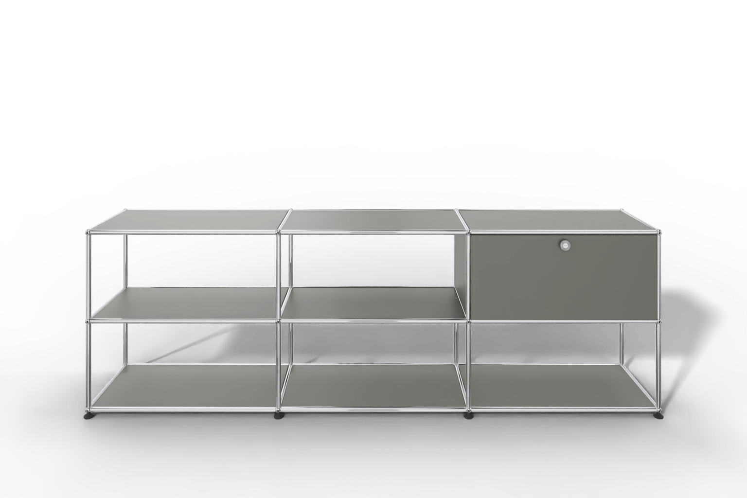 USM Haller Sideboard offen mit einer Klapptüre Produktbild