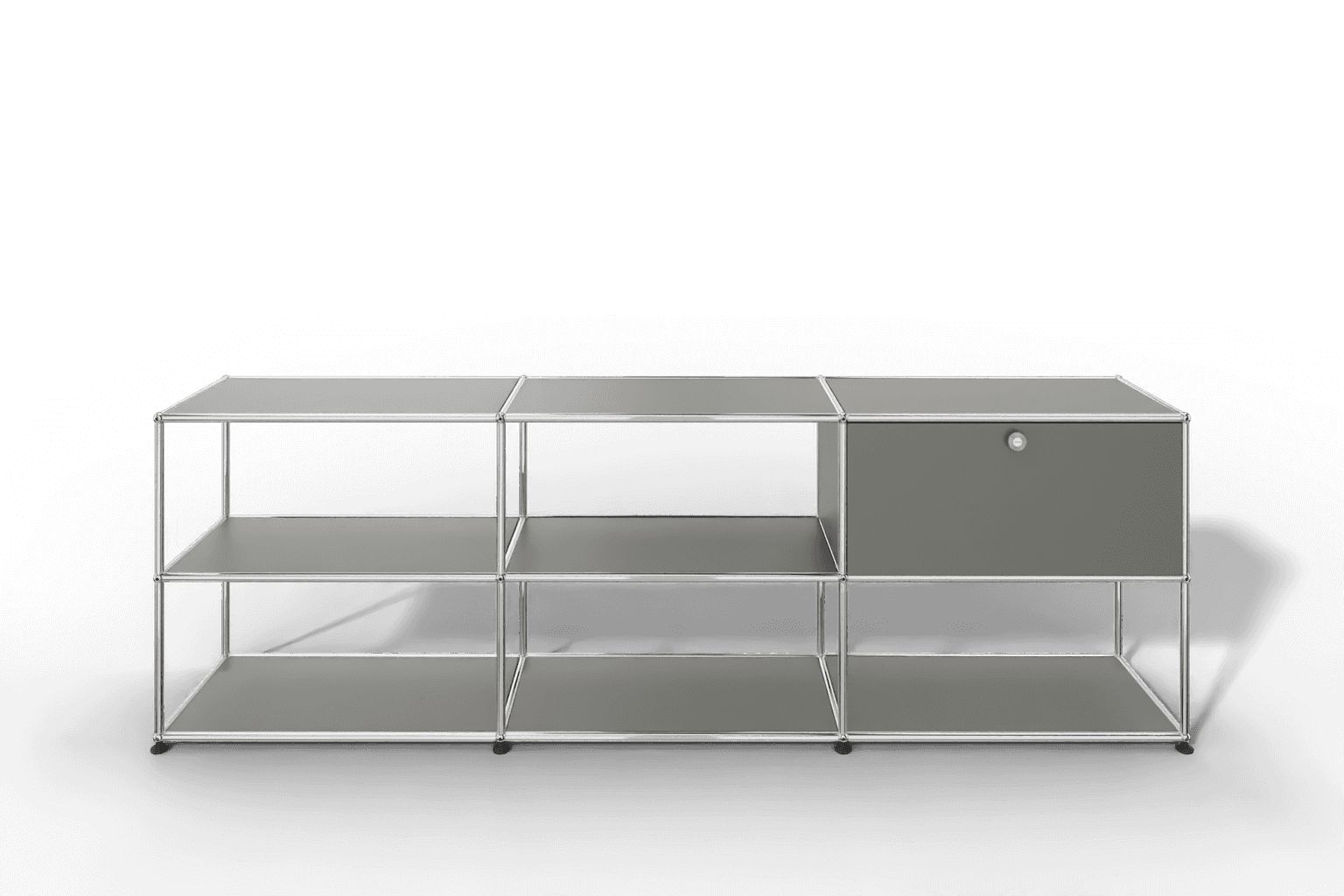 USM Haller Sideboard offen mit einer Klapptüre Produktbild