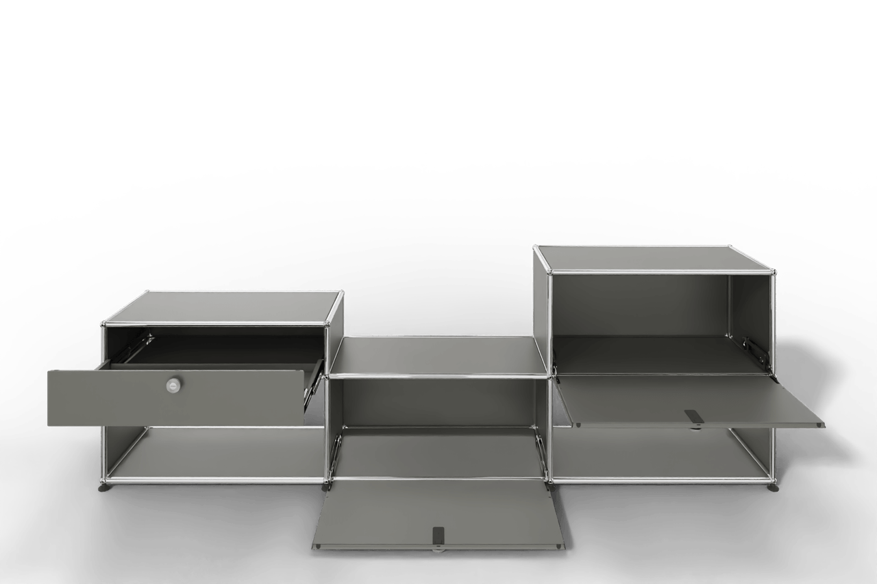 USM Haller Sideboard, 2 Klapptüren und 1 Schubkasten Produktbild