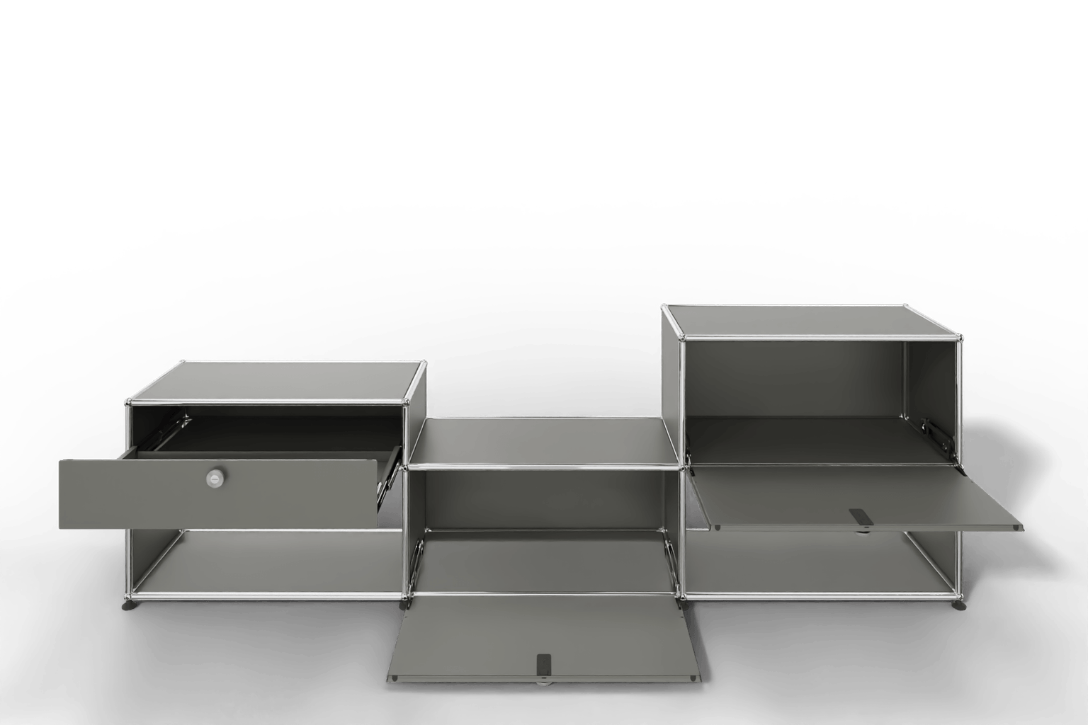 USM Haller Sideboard, 2 Klapptüren und 1 Schubkasten Produktbild