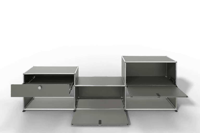 USM Haller Sideboard, 2 Klapptüren und 1 Schubkasten Produktbild