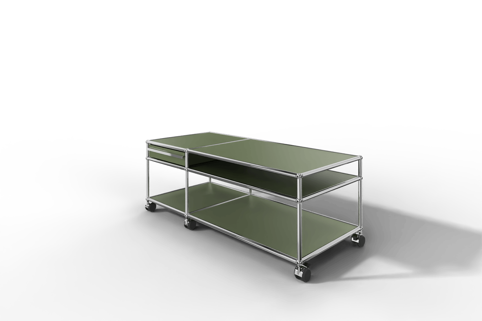 Couchtisch mit Schublade und offenem Fach Produktbild