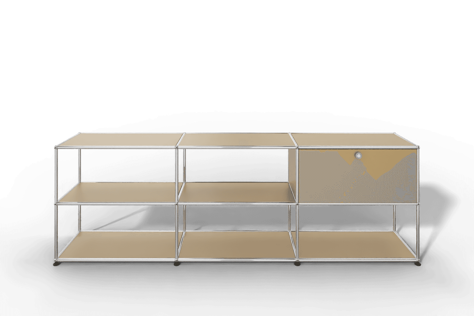 USM Haller Sideboard offen mit einer Klapptüre Produktbild