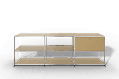 USM Haller Sideboard offen mit einer Klapptüre Produktbild