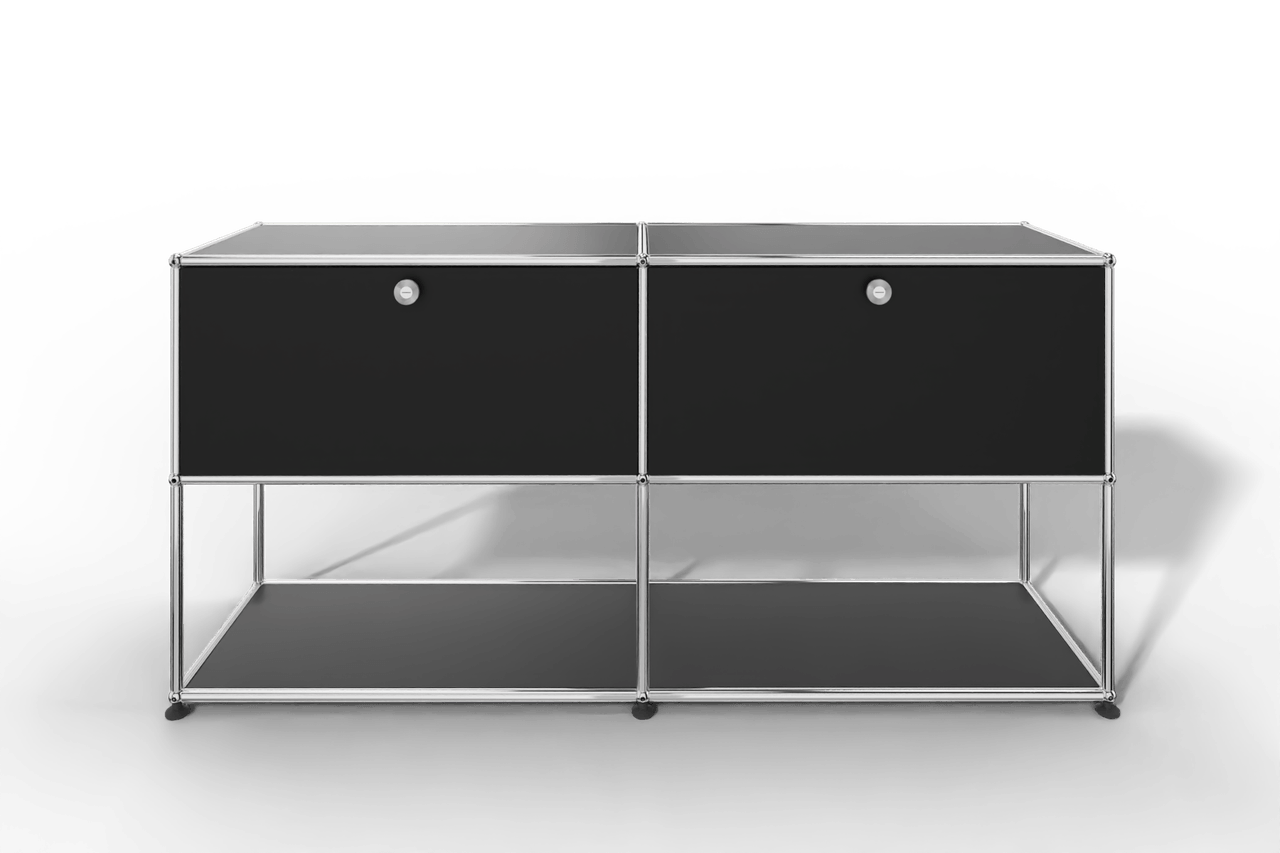 USM Haller Sideboard, 2 Klapptüren, untere Ebene offen Produktbild