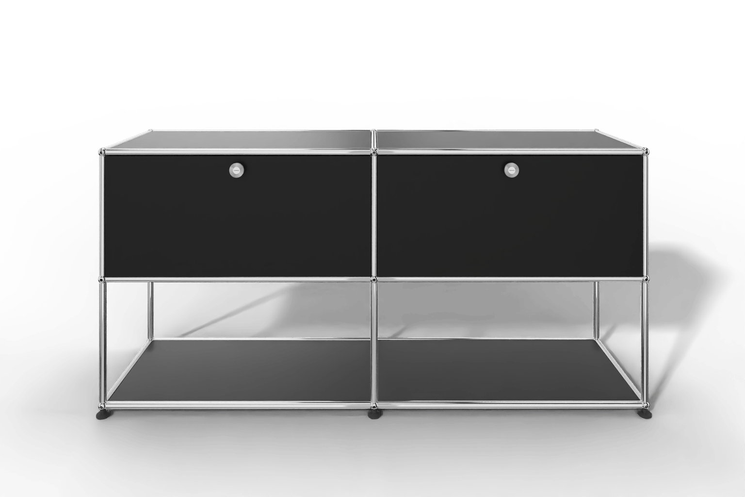 USM Haller Sideboard, 2 Klapptüren, untere Ebene offen Produktbild