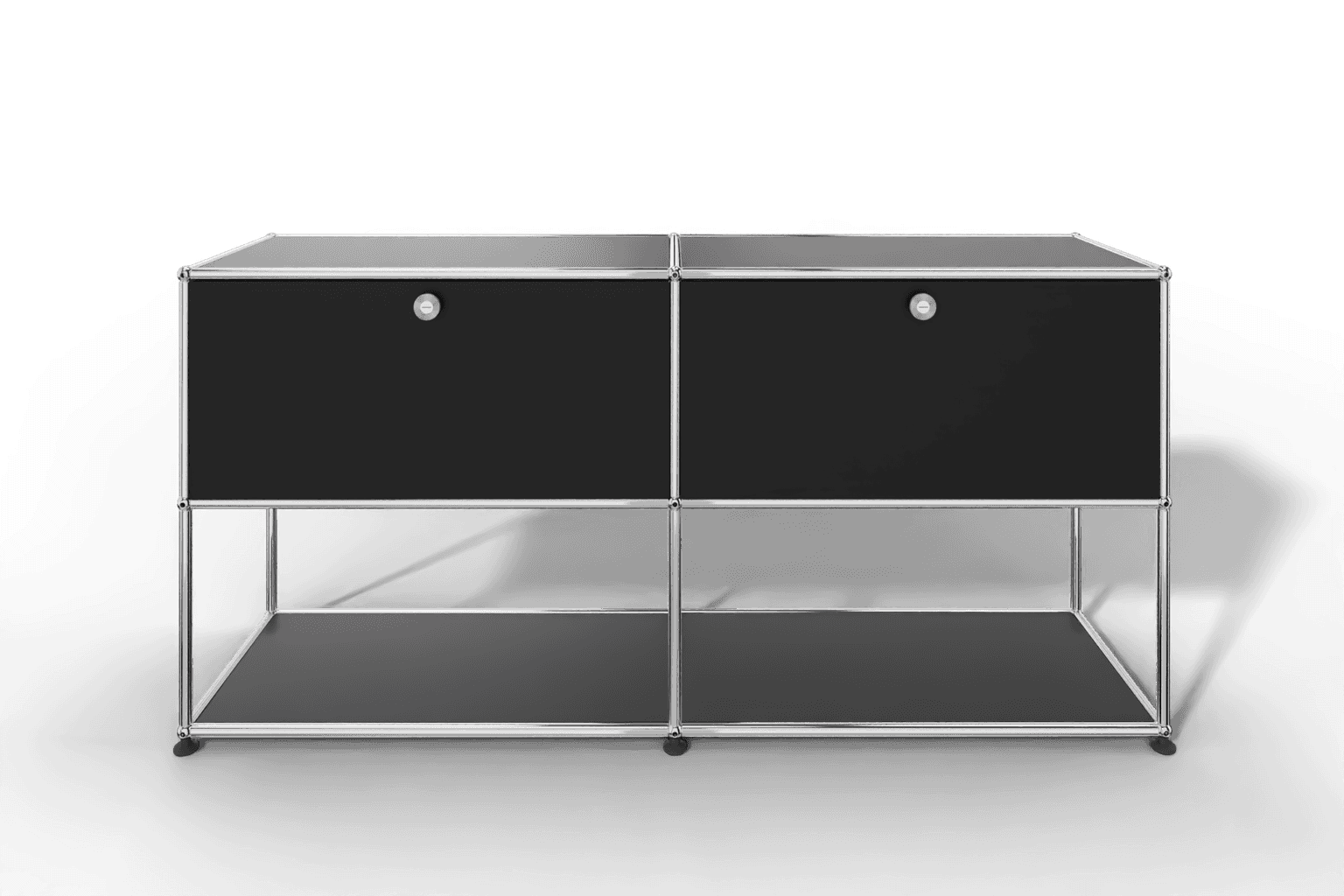 USM Haller Sideboard, 2 Klapptüren, untere Ebene offen Produktbild